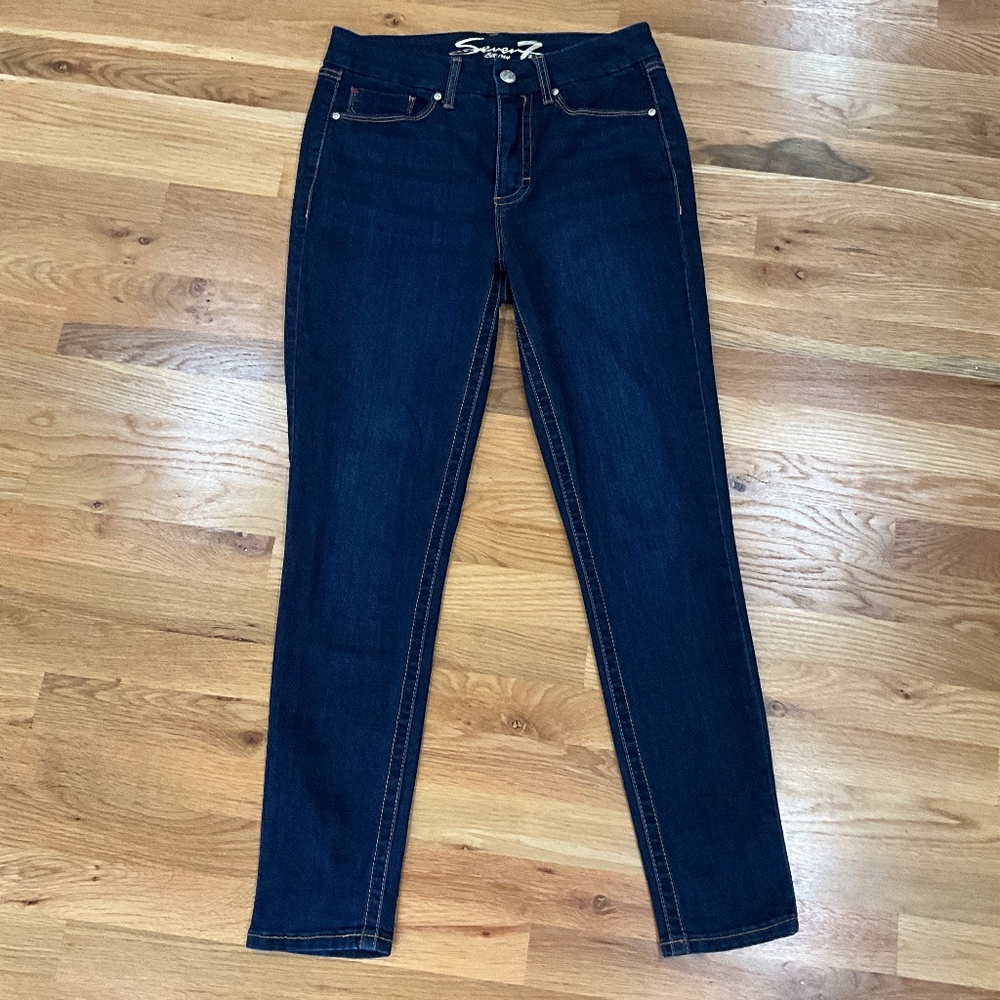Seven7 Women’s sz 10 Tummyless High Rise Skinny Jeans
